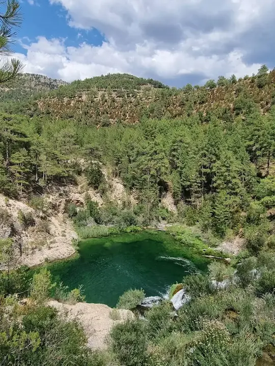 Vista del Salto de Poveda